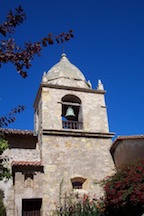 Carmel Mission Couryard Bell Tower 2001