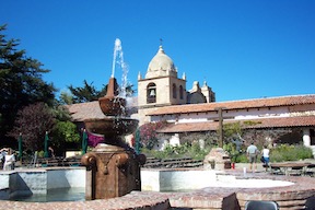 Carmel Mission Couryard 2001