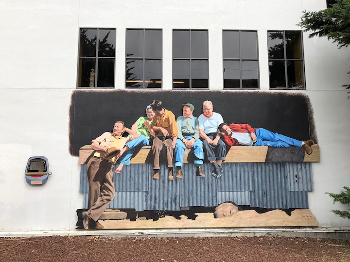 Cannery Workers On a Loading Doc - Low Resolution 720x540 pixels